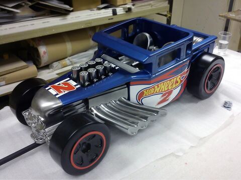 Blue HotWheels Car