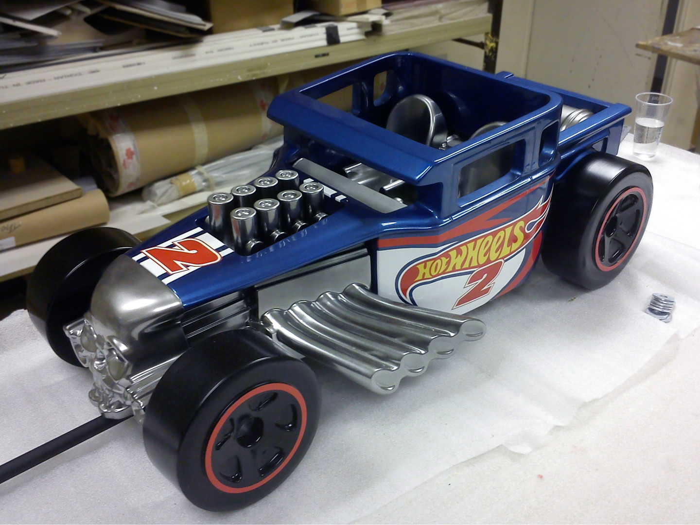 Blue HotWheels Car