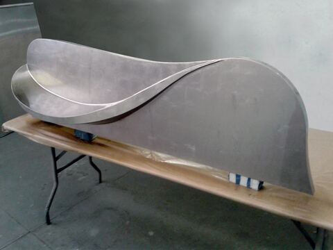 Large Steel Console
