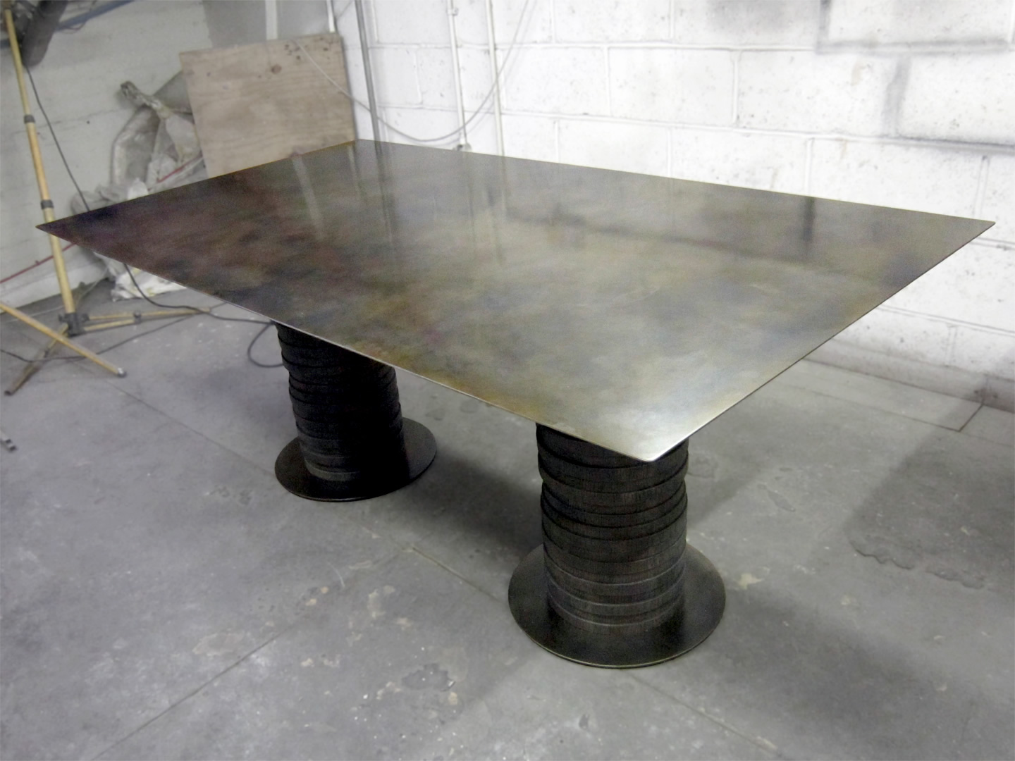 Steel & Oak Table
